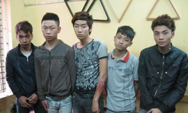 Các đối tượng bị bắt giữ