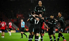 Liverpool thắng Southampton nhờ cú 'đúp' của Salah 