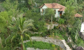 Công trình không phép của ông Phan Phi Hổ. Ảnh: L.T