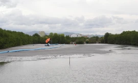 Hút cát trái phép, dự án Khu du lịch sinh thái và biệt thự Đầm Thị Nại bị “tuýt còi".