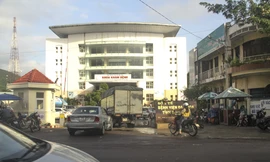 Bệnh viện Đa khoa tỉnh Bình Định nơi có trường hợp bị kích nhầm. Ảnh: Tr.Định