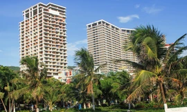 Một số dự án căn hộ du lịch trên địa bàn TP Quy Nhơn đang được triển khai xây dựng. (Ảnh: Trương Định)