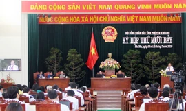 Quang cảnh kỳ họp HĐND tỉnh Phú Yên lần thứ 17.
