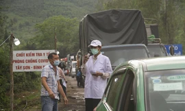 Bình Định lên phương án cấm vận chuyển hành khách từ vùng dịch vào tỉnh nếu tình hình phức tạp. Ảnh: Trương Định