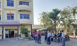 Thanh tra tỉnh Bình Định đã chỉ ra nhiều khuyết điểm, sai phạm của Phòng GD&ĐT huyện Phù Cát. Ảnh: Trương Định