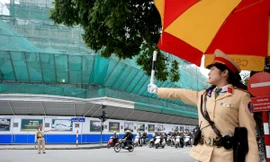 Hình ảnh đẹp về CSGT khi đang làm nhiệm vụ