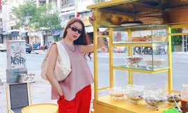 Hết giãn cách, Trà Ngọc Hằng kinh doanh quán chè, khoe bán hết 100 kí sầu riêng