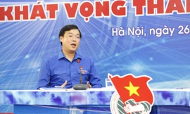 Anh Lê Quốc Phong, Ủy viên dự khuyết BCH T.Ư Đảng, Bí thư thứ nhất BCH T.Ư Đoàn. Ảnh: Như Ý