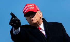 Ông Trump khẳng định cuộc bầu cử chưa thể chấm dứt. Ảnh: AP