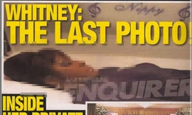 Ảnh Whitney Houston nằm trong quan tài