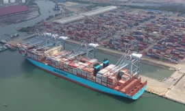 Các cảng biển VIMC đón những tấn hàng đầu năm 2021