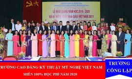 Cao đẳng kỹ thuật mỹ nghệ Việt Nam miễn 100% học phí năm 2020