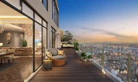 Thưởng ngoạn tại balcony chuẩn “triệu đô” giữa tầng không