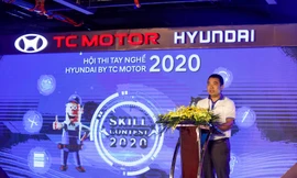 Ông Lê Ngọc Đức - Tổng giám đốc TC MOTOR phát biểu tại đêm trao giải 