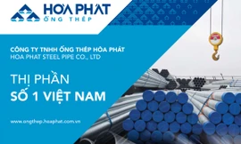 Ống thép Hòa Phát lập kỷ lục sản lượng bán hàng 95.000 tấn