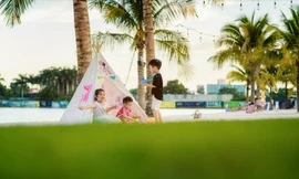 Không gian xanh nơi các bé có thể tự nhiên vui chơi, khám phá