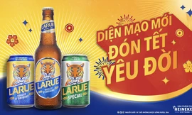 ‘Bia Yêu Đời’ Larue khoác lên mình diện mạo mới nhân dịp Tết Quý Mão 