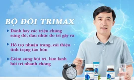 Bộ đôi Trimax kết hợp trong uống ngoài thoa giúp cải thiện các triệu chứng của trĩ