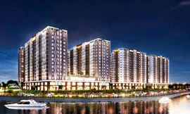 Phối cảnh tổng thể dự án NOXH Golden City