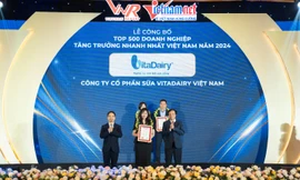 VitaDairy là công ty sữa duy nhất vào top 10 doanh nghiệp tăng trưởng nhanh nhất Việt Nam 2024