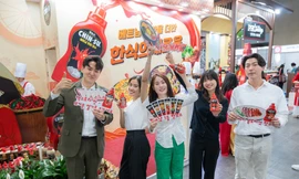 Bộ đôi tương ớt Việt và bánh tráng Việt được thực khách Hàn Quốc khen nức nở 