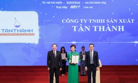 Tân Thành lọt Top 10 Thương hiệu xuất sắc Châu Á
