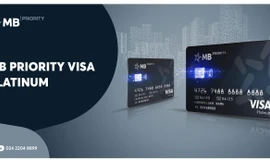 Ra mắt thẻ tín dụng quốc tế MB Priority Visa Platinum 