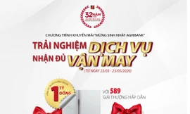 Khuyến mại mừng sinh nhật tại các điểm giao dịch Agribank Đồng Nai từ 23/3-23/5