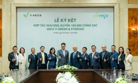 V-GREEN và eTreego ký MoU phát triển 100.000 cổng sạc Vinfast tại Indonesia, Philippines và Việt Nam