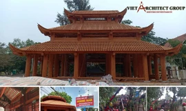 Những mẫu thiết kế thi công nhà gỗ 3 gian, 5 gian truyền thống đẹp báo giá trọn gói