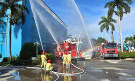 Diễn tập chữa cháy và cứu nạn, cứu hộ tại Công ty VWS