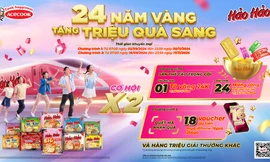 Hảo Hảo 24 năm vàng, triệu quà tặng với 2 chương trình khuyến mại lớn