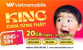 Sim King mới ra mắt với những ưu đãi choáng ngợp 