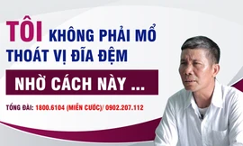 Ông Thường khổ sở vì thoái hóa đốt sống, thoát vị đĩa đệm L4/5, phình đĩa đệm