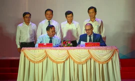 La Vie trở thành nhà tài trợ chính bóng chuyền nam Long An