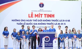 Bộ Y tế mít tinh hưởng ứng Ngày Thế giới không thuốc lá 31/5 