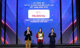 Prudential vinh dự nằm trong Bảng xếp hạng Top 50 Doanh nghiệp xuất sắc Việt Nam 2023