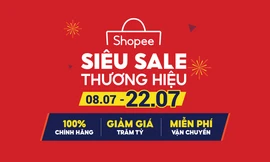 Shopee khởi động chương trình 'Siêu Sale Thương Hiệu' với hàng nghìn sản phẩm chính hãng 