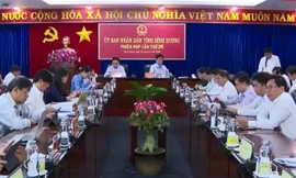 UBND tỉnh Bình Dương họp thông qua các nội dung trình HĐND