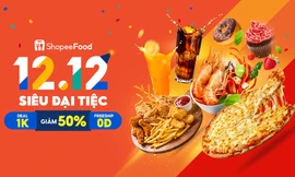 ShopeeFood đánh dấu mùa lễ hội cuối năm với sự kiện 12.12 'Siêu Đại Tiệc'