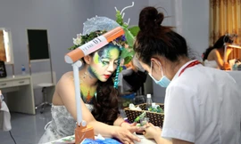 Các thi sinh dự thi Kỹ năng nghề quốc gia. Ảnh minh họa.