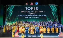 Tập đoàn Tân Á Đại Thành được vinh danh top 10 Sao Vàng đất Việt 2024