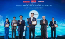 LocknLock 13 năm liên tiếp lọt 'Top 50 Sản phẩm - Dịch vụ - Tin dùng Việt Nam'