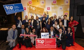 BAT Việt Nam lần thứ 4 được vinh danh là nhà tuyển dụng hàng đầu Châu Á - Thái Bình Dương