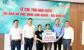 BIC chi trả hơn 1,4 tỷ đồng cho khách hàng tại Hải Dương