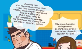 Đăng ký gói cước, rước liền 100k với My MobiFone