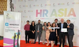 Maersk được vinh danh là 'Nơi làm việc tốt nhất Châu Á 2022' bởi tạp chí HR Asia