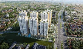 Phối cảnh tổng thể dự án Bien Hoa Universe Complex