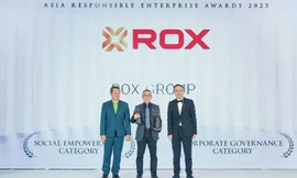 Sáng tạo trong quản trị và CSR, ROX Group được vinh danh tại AREA 2025