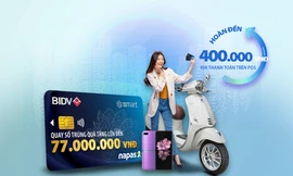Cơ hội trúng Vespa Primavera cùng thẻ chip nội địa BIDV Smart